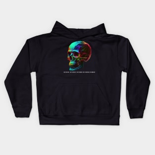 Binary skull ``death´´ Kids Hoodie